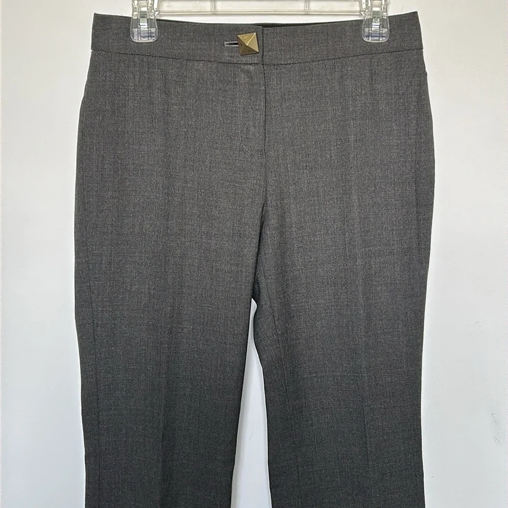 KATE SPADE New York Ali Flared Trousers Gray Wool Blend Pant Size 4 Women’s